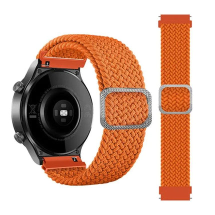 22mm Nylon Braided Elastic Adjustable Replacement Watchband