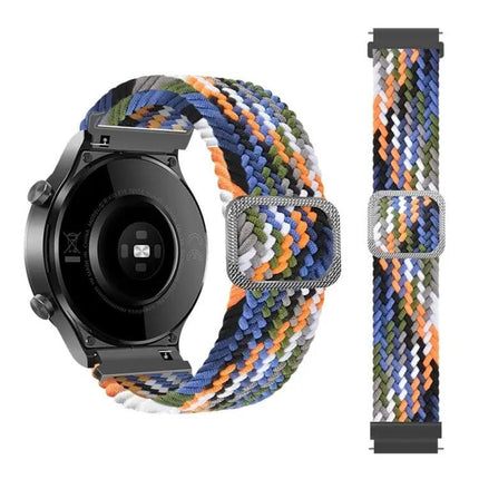 22mm Nylon Braided Elastic Adjustable Replacement Watchband