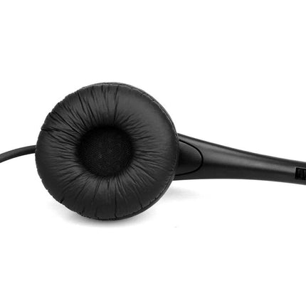 RETEVIS 2-Pin PTT Headphone Microphone for Two-Way Radios single black earpiece with boom mic for hands-free communication in noisy environments