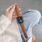 For Series 7 41mm / 6 & SE & 5 & 4 40mm / 3 & 2 & 1 38mm / Brown