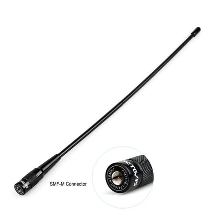 RETEVIS RHD-771 Dual Band Antenna for Handheld Radios – black 2.15dBi flexible antenna with SMF-M connector for extended range and clearer signals