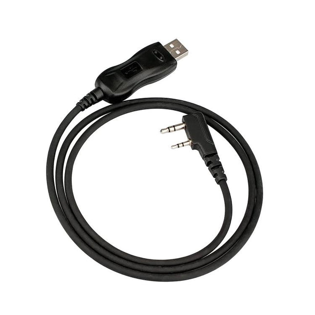 Retevis PC28 FTDI USB Programming Cable for Radio Devices - black USB-to-dual-pin programming cable for radio configuration