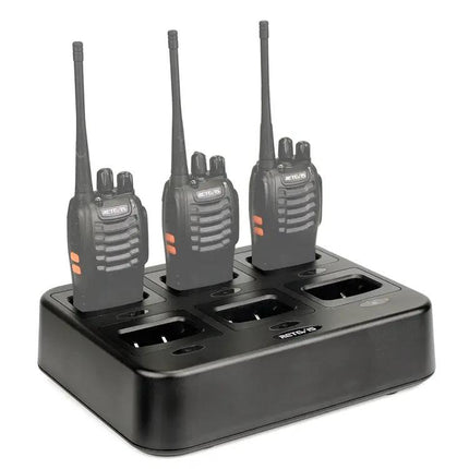 Retevis RTC777 Six-Way Charger for Walkie Talkies and Batteries