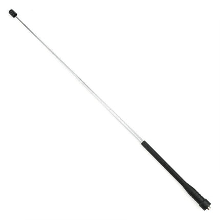 Retevis HA01 Dual-Band Antenna for Portable Radios — slim dual-band VHF/UHF antenna with 2.15dBi gain, improves range and clarity for outdoor use