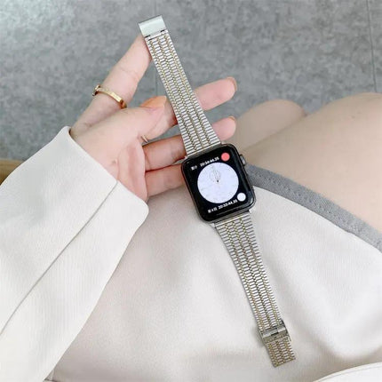 Steel Link Replacement Band For Apple Watch 40/44/41/45mm