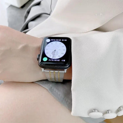 Steel Link Replacement Band For Apple Watch 40/44/41/45mm