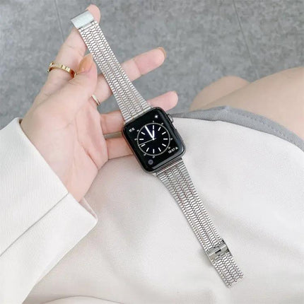 Steel Link Replacement Band For Apple Watch 40/44/41/45mm