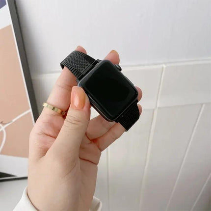 Steel Buckle Replacement Strap For Apple Watch 38-45mm