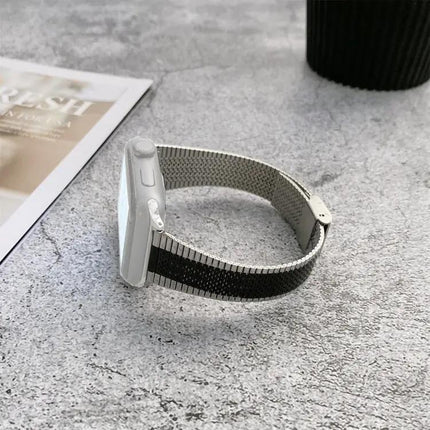 Steel Buckle Replacement Strap For Apple Watch 38-45mm