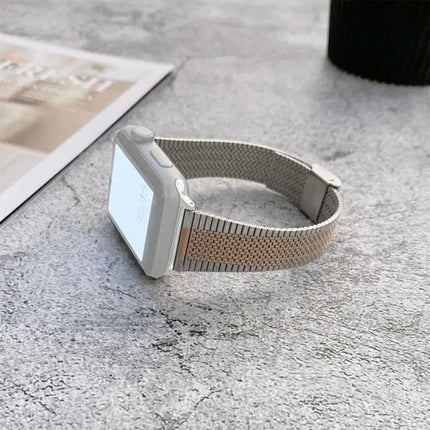 Steel Buckle Replacement Strap For Apple Watch 38-45mm