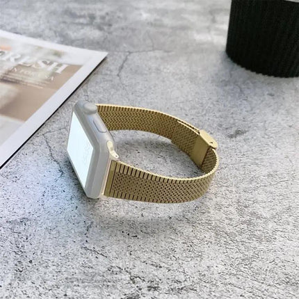 Steel Buckle Replacement Strap For Apple Watch 38-45mm