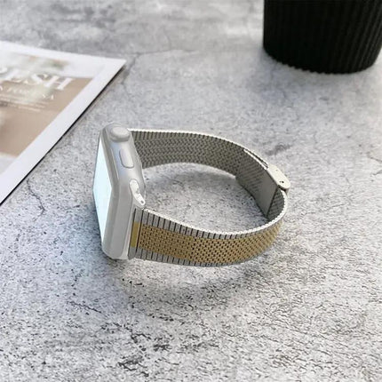Steel Buckle Replacement Strap For Apple Watch 38-45mm