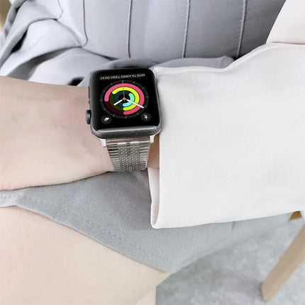 Double Line Steel Replacement Apple Watch Strap 38-45mm