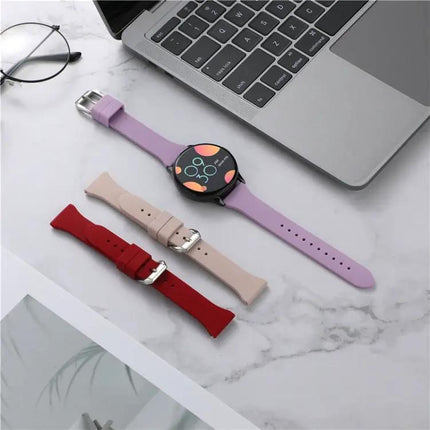 T-Shaped Buckle Silicone Replacement Watch Band 20mm