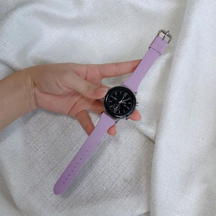 22mm T-Shaped Buckle Silicone Watch Strap Replacement