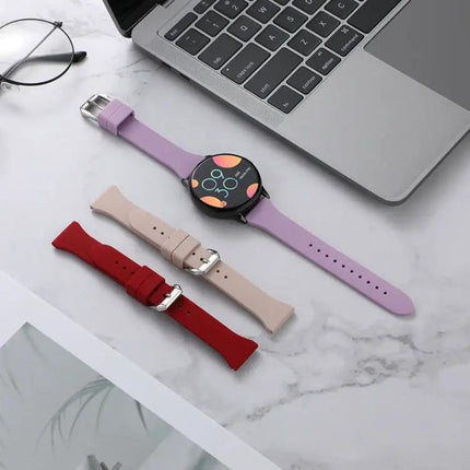 22mm T-Shaped Buckle Silicone Watch Strap Replacement