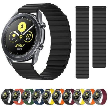 Silicone Magnetic Replacement Watch Band 20mm 22mm