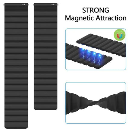 Silicone Magnetic Replacement Watch Band 20mm 22mm