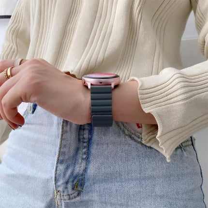 Silicone Magnetic Replacement Watch Band 20mm 22mm