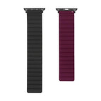 For Apple Watch Series 7  41mm / & 6 & SE & 5 & 4 40mm / Black+Wine Red
