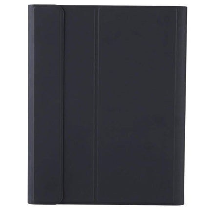 Detachable Bluetooth Keyboard Case for iPad Pro 11 with Stand in black folio cover, closed view showing protective exterior