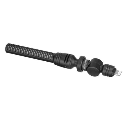 Saramonic Microphone for Everyday Mobile Recording Needs — compact shock-absorbing shotgun mic with Lightning connector for clear mobile audio