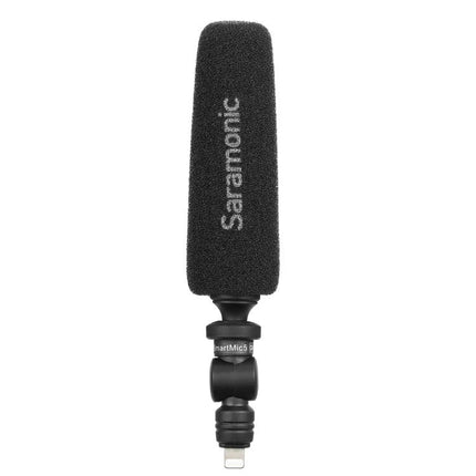 Saramonic Microphone for Everyday Mobile Recording Needs - compact shockproof mobile mic with foam windscreen and lightning connector