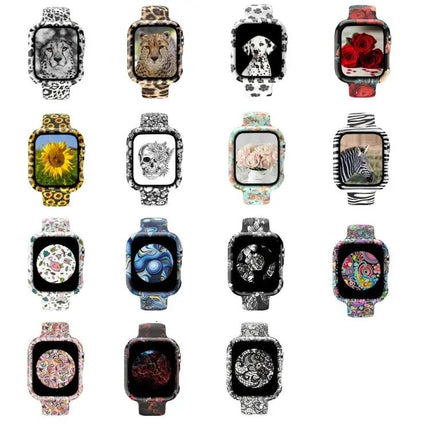 Apple Watch 44mm Silicone Case With Integrated Strap