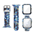 For Apple Watch Series 3 & 2 & 1 38mm / Blue Space