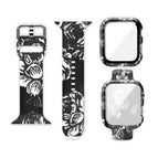 For Apple Watch Series 3 & 2 & 1 38mm / Black Rose
