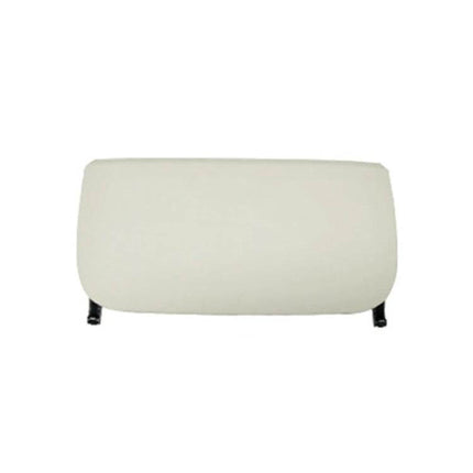 Car Seat Rear Panel Storage Bag For BMW 5 Series And 7 Series leather-textured rear panel storage bag in beige for backseat organization