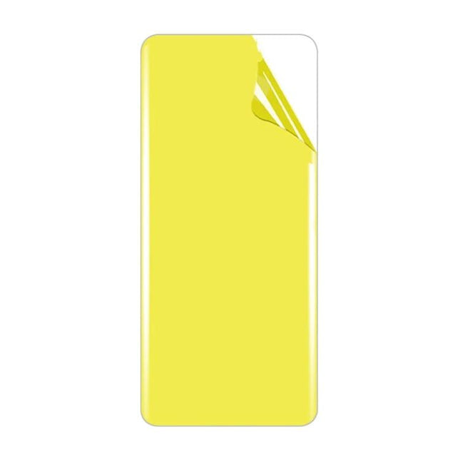 Soft TPU Screen Protectors 25-Pack For Everyday Smartphone Use - clear flexible protector film on smartphone with corner peeled