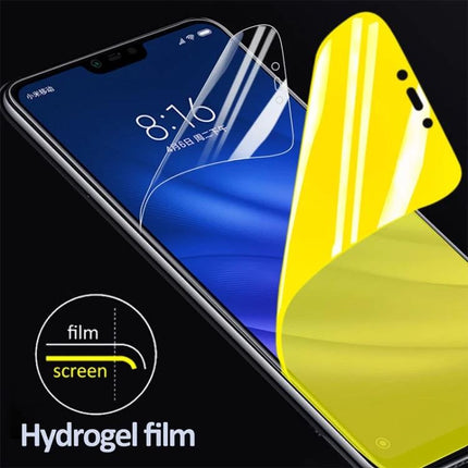 Soft TPU Screen Protectors 25-Pack For Everyday Smartphone Use clear flexible hydrogel film on smartphone screen