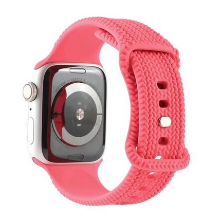 Woven Silicone Buckle Apple Watch Strap Compatible 38-45mm