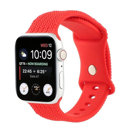 Woven Silicone Buckle Apple Watch Strap Compatible 38-45mm