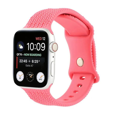 Woven Silicone Buckle Apple Watch Strap Compatible 38-45mm