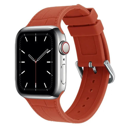 Silicone Replacement Watch Band For Apple Watch 38-45mm