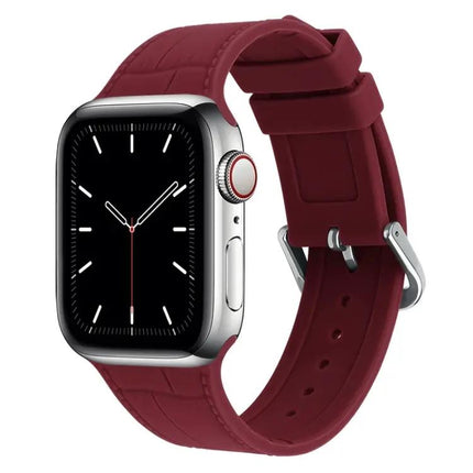Silicone Replacement Watch Band For Apple Watch 38-45mm