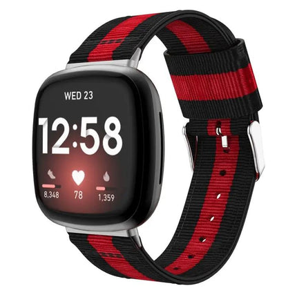Fitbit Versa 3 Nylon Replacement Watch Band Adjustable