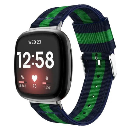Fitbit Versa 3 Nylon Replacement Watch Band Adjustable