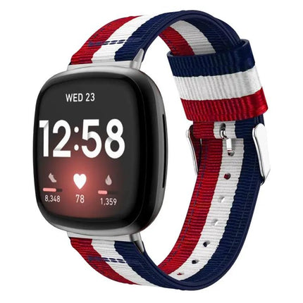 Fitbit Versa 3 Nylon Replacement Watch Band Adjustable