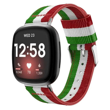 Fitbit Versa 3 Nylon Replacement Watch Band Adjustable