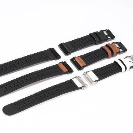 Leather Silicone Replacement Watch Band For Fitbit Versa 3