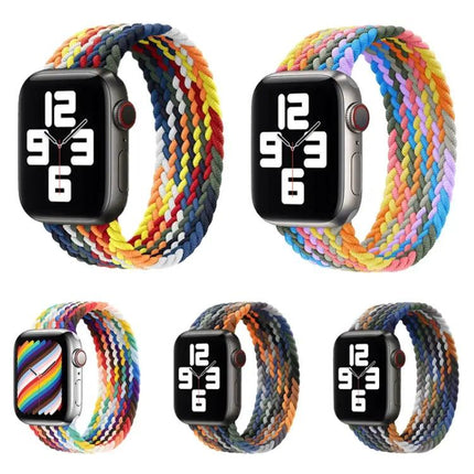 Braided Nylon Watch Band L 165mm For Apple Watch 44/42mm