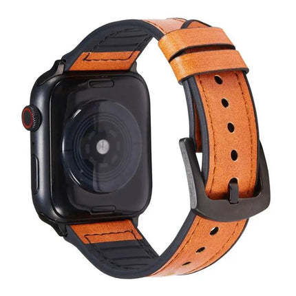 Crazy Horse Leather Watch Band For Apple Watch 38/40/41mm