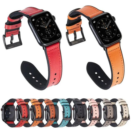 Crazy Horse Leather Watch Band For Apple Watch 38/40/41mm