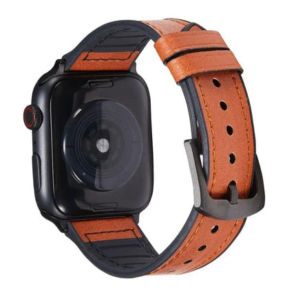 Crazy Horse Leather Watch Band For Apple Watch 38/40/41mm