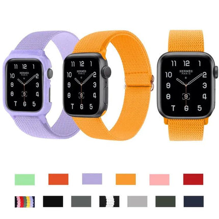 8-Shaped Buckle Nylon Strap For Apple Watch 41/42/44/45mm