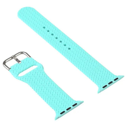 Braided Silicone Watch Band Buckle Fits Apple Watch 38/45mm
