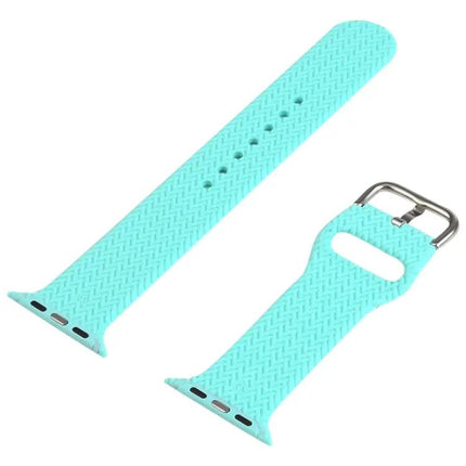 Braided Silicone Watch Band Buckle Fits Apple Watch 38/45mm